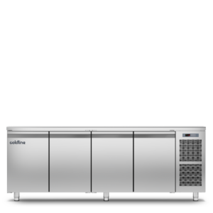 Coldline MASTER 4P/BT Geventileerde vrieswerkbank 4 deurs GN1/1 - Afbeelding 1