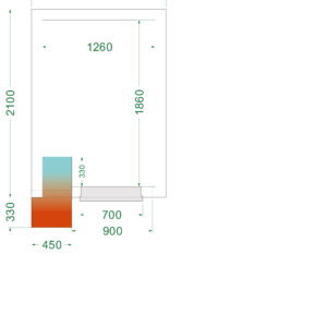 TEFCOLD CRNF1521 Vriesruimte (Compleet met monoblock) - Afbeelding 1