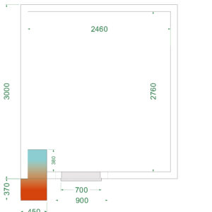 TEFCOLD CRNF2730 Vriesruimte (Compleet met monoblock) - Afbeelding 1