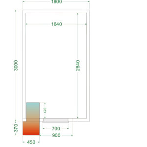 TEFCOLD CRPF1830 Koelruimte (Compleet met monoblock) - Afbeelding 1