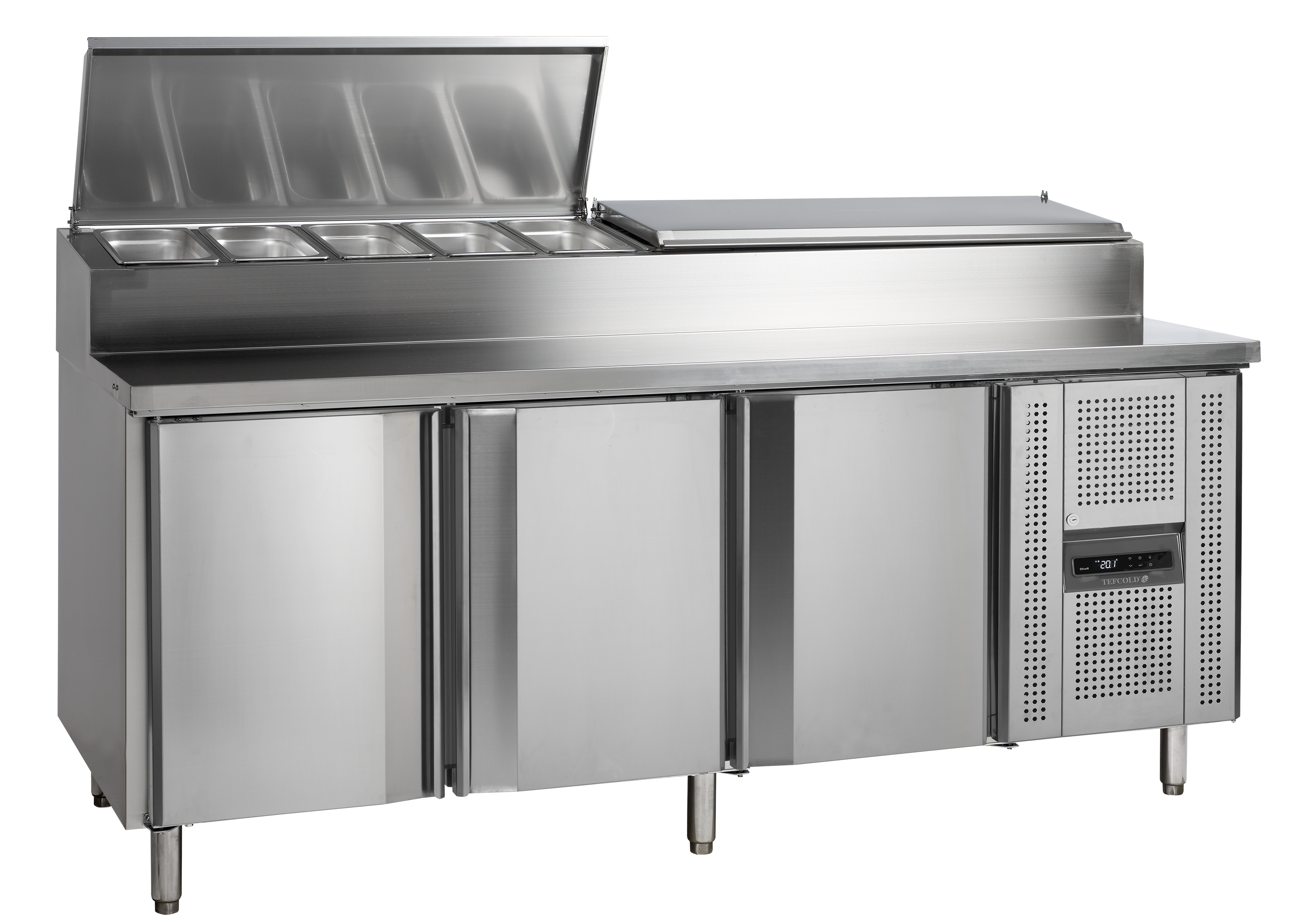 TEFCOLD SS8300 Saladette-koelwerkbank GN1/1 - Afbeelding 1