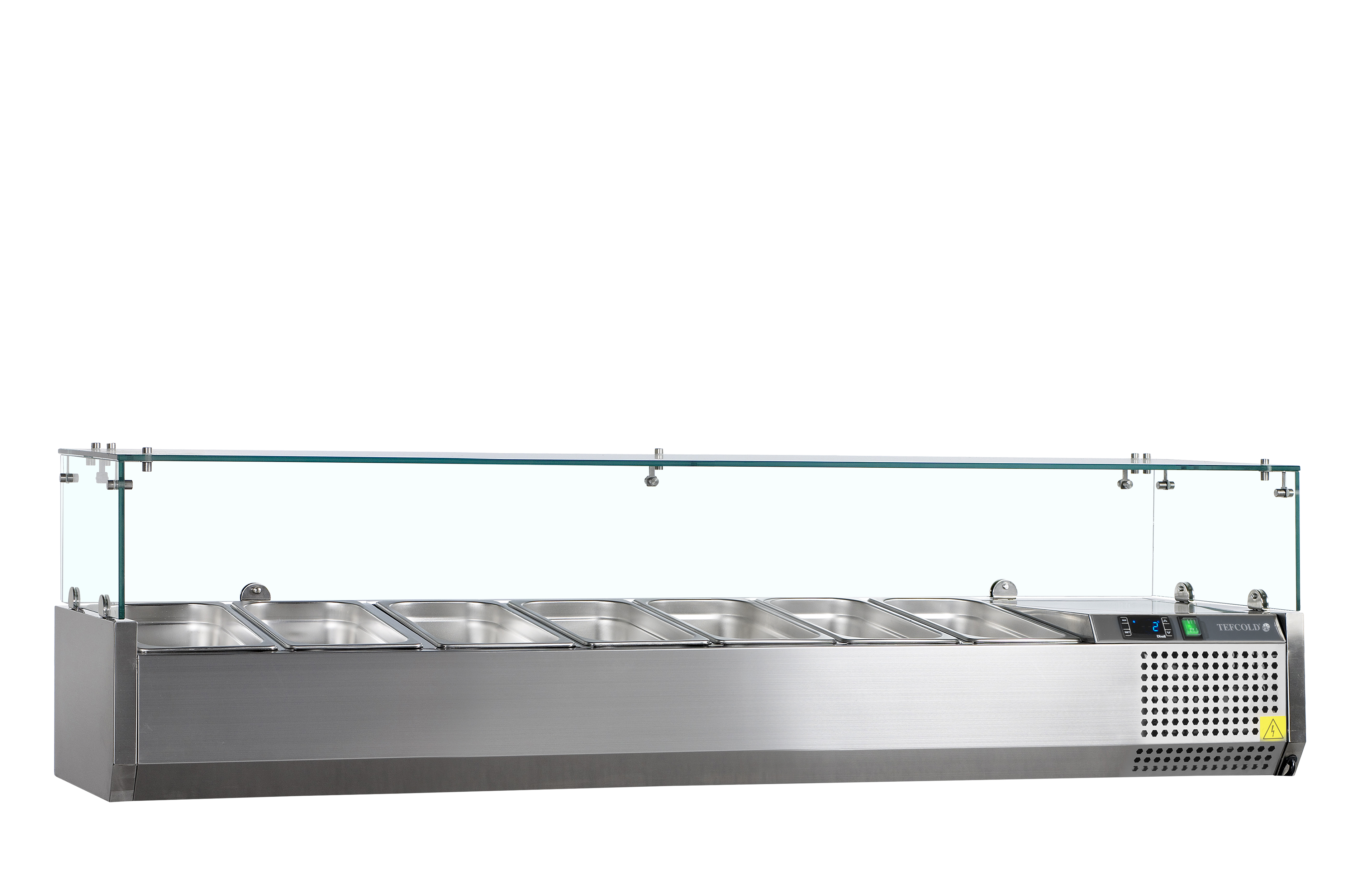 TEFCOLD VK38-160 Opzetkoeling GN1/3 - Glas - Afbeelding 1