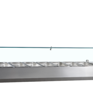 TEFCOLD VK38-180 Opzetkoeling GN1/3 - Glas - Afbeelding 1