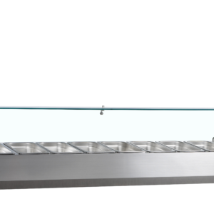 TEFCOLD VK38-200 Opzetkoeling GN1/3 - Glas - Afbeelding 1