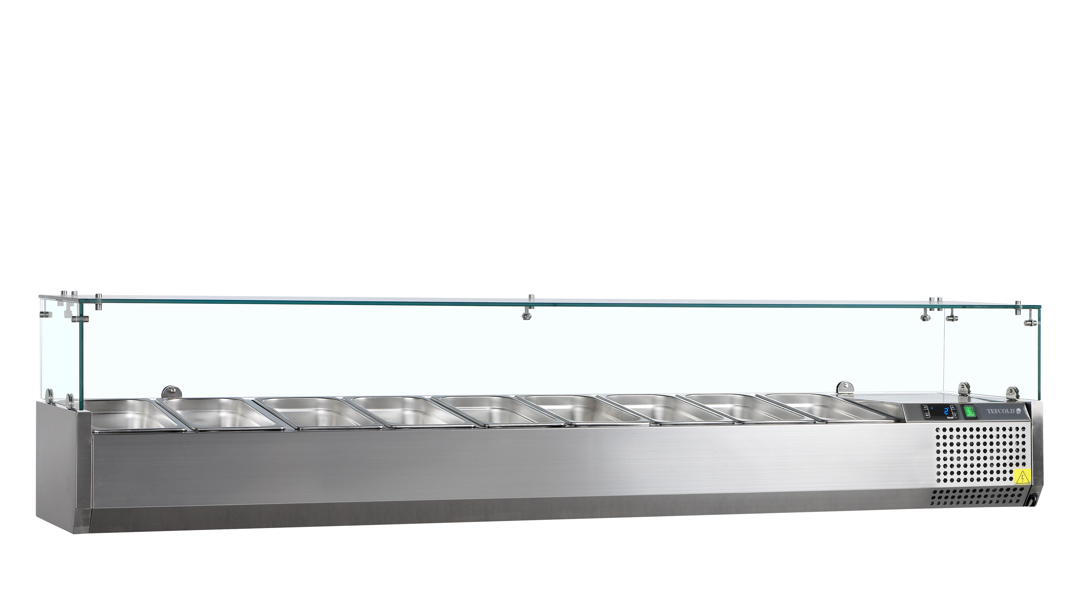 TEFCOLD VK38-200 Opzetkoeling GN1/3 - Glas - Afbeelding 1