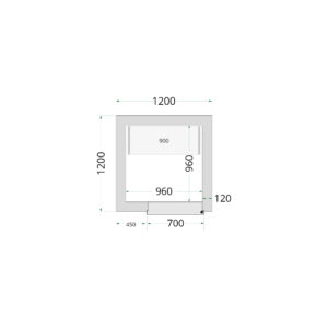 TEFCOLD CR 120x120x220 Vriescelpanelen 120 mm - Afbeelding 1