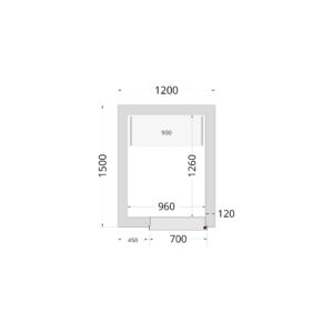 TEFCOLD CR 120x150x220 Vriescelpanelen 120 mm - Afbeelding 1